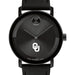 University of Oklahoma Men's Movado BOLD with Black Leather Strap