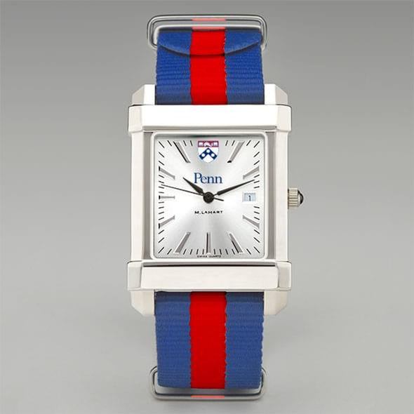 University of Pennsylvania Collegiate Watch with RAF Nylon Strap for Men Shot #2
