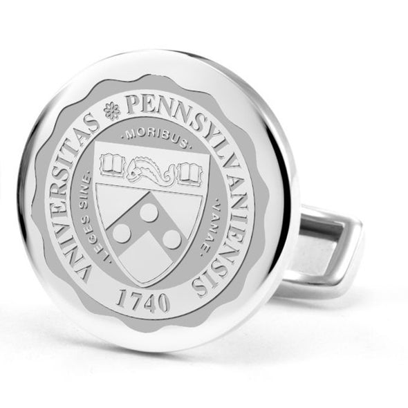 University of Pennsylvania Cufflinks in Sterling Silver Shot #2