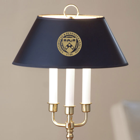 University of Pennsylvania Lamp in Brass &amp; Marble Shot #2
