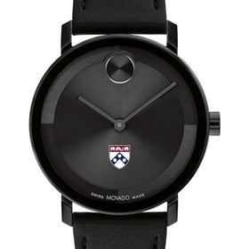 University of Pennsylvania Men's Movado BOLD with Black Leather Strap Shot #1