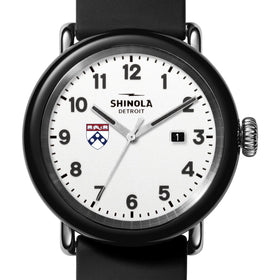 University of Pennsylvania Shinola Watch, The Detrola 43mm White Dial at M.LaHart &amp; Co. Shot #1