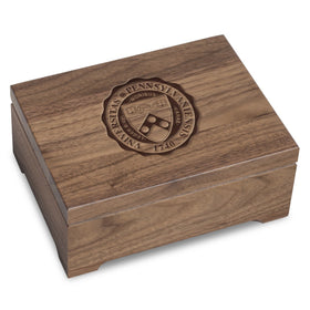 University of Pennsylvania Solid Walnut Desk Box Shot #1