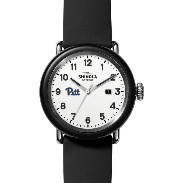 University of Pittsburgh Shinola Watch, The Detrola 43mm White Dial at M.LaHart &amp; Co. Shot #2