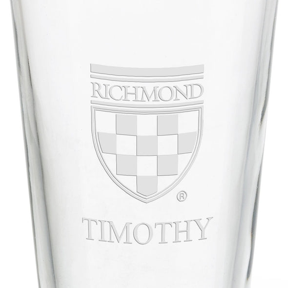 University of Richmond 16 oz Pint Glass- Set of 4 Shot #3