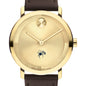 University of Richmond Men's Movado BOLD Gold with Chocolate Leather Strap Shot #1