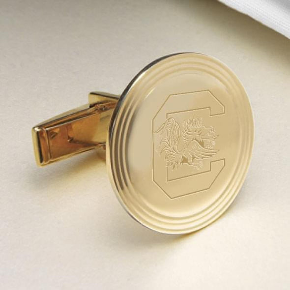 University of South Carolina 18K Gold Cufflinks Shot #2