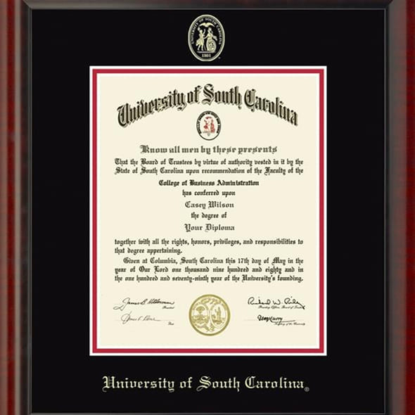 University of South Carolina Diploma Frame, the Fidelitas Shot #2
