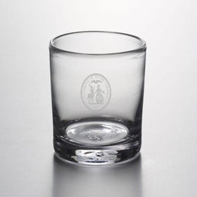 University of South Carolina Double Old Fashioned Glass by Simon Pearce Shot #1