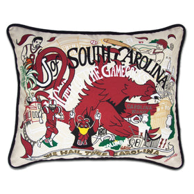 University of South Carolina Embroidered Pillow Shot #1