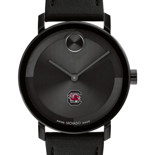 University of South Carolina Men's Movado BOLD with Black Leather Strap Shot #1