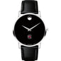 University of South Carolina Men's Movado Museum with Leather Strap Shot #2