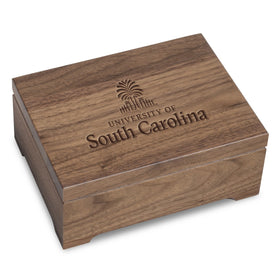 University of South Carolina Solid Walnut Desk Box Shot #1