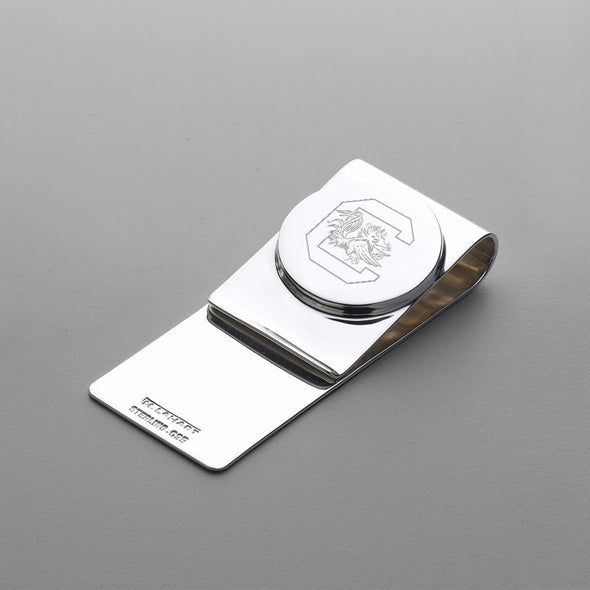 University of South Carolina Sterling Silver Money Clip Shot #1