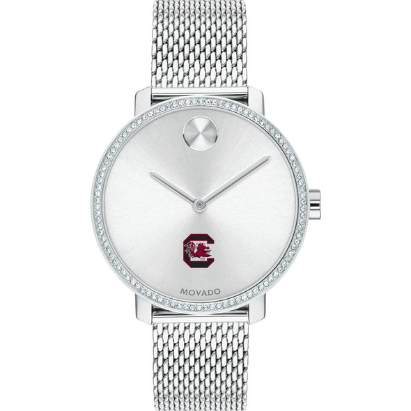 University of South Carolina Women's Movado Bold with Crystal Bezel & Mesh Bracelet Shot #2