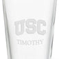 University of Southern California 16 oz Pint Glass- Set of 2 Shot #3