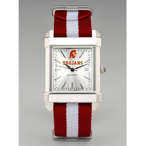 University of Southern California Collegiate Watch with RAF Nylon Strap for Men Shot #2