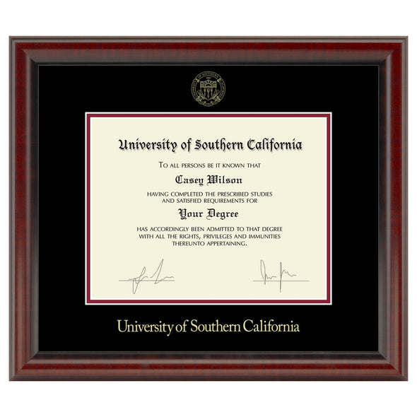University of Southern California Diploma Frame, the Fidelitas Shot #1