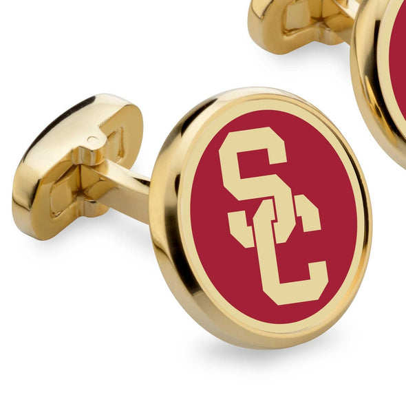 University of Southern California Enamel Cufflinks Shot #2
