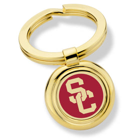 University of Southern California Enamel Key Ring Shot #1
