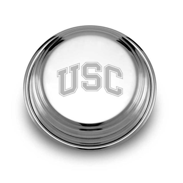University of Southern California Pewter Paperweight Shot #1