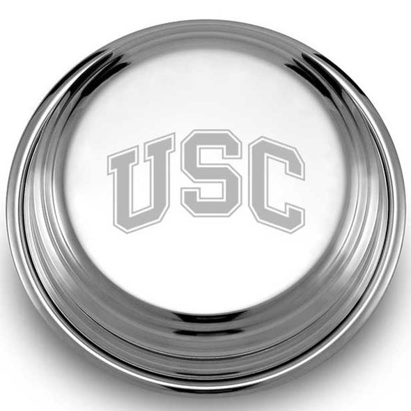 University of Southern California Pewter Paperweight Shot #2