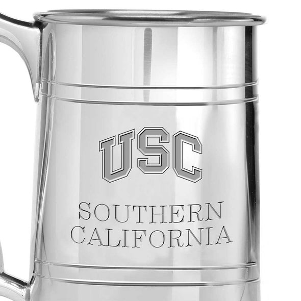 University of Southern California Pewter Stein Shot #2