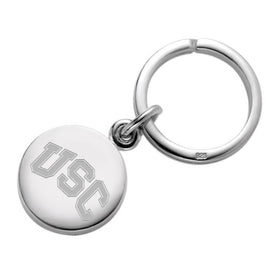 University of Southern California Sterling Silver Insignia Key Ring Shot #1