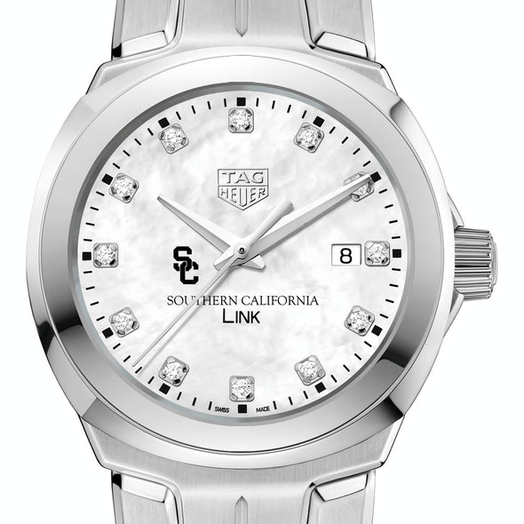 University of Southern California TAG Heuer Diamond Dial LINK for Women Shot #1