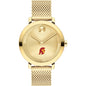 University of Southern California Women's Movado Bold Gold with Mesh Bracelet Shot #2