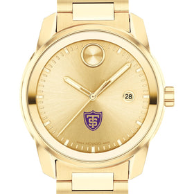 University of St. Thomas Men's Movado BOLD Gold with Date Window Shot #1