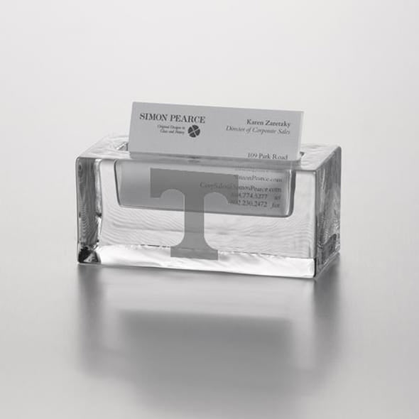 University of Tennessee Glass Business Cardholder by Simon Pearce Shot #1
