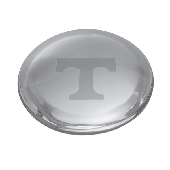 University of Tennessee Glass Dome Paperweight by Simon Pearce Shot #1