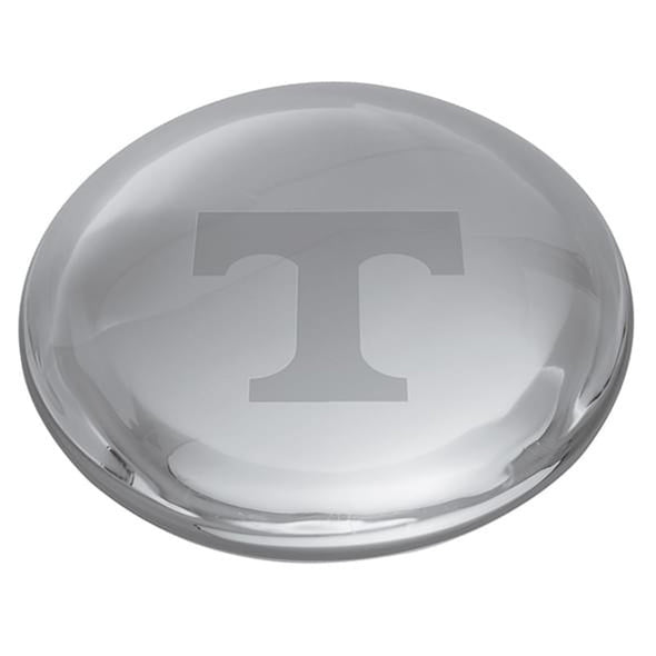University of Tennessee Glass Dome Paperweight by Simon Pearce Shot #2