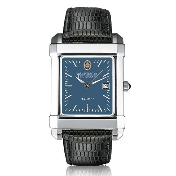 University of Tennessee Men's Blue Quad Watch with Leather Strap Shot #2