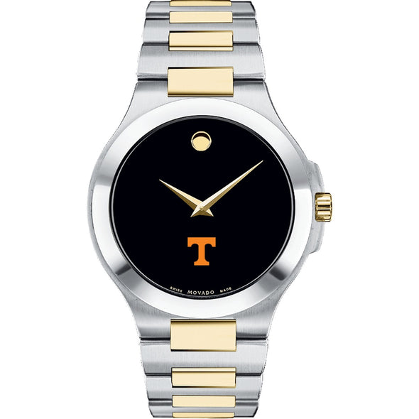 University of Tennessee Men&#39;s Movado Collection Two-Tone Watch with Black Dial Shot #2