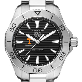 University of Tennessee Men&#39;s TAG Heuer Steel Aquaracer with Black Dial Shot #1