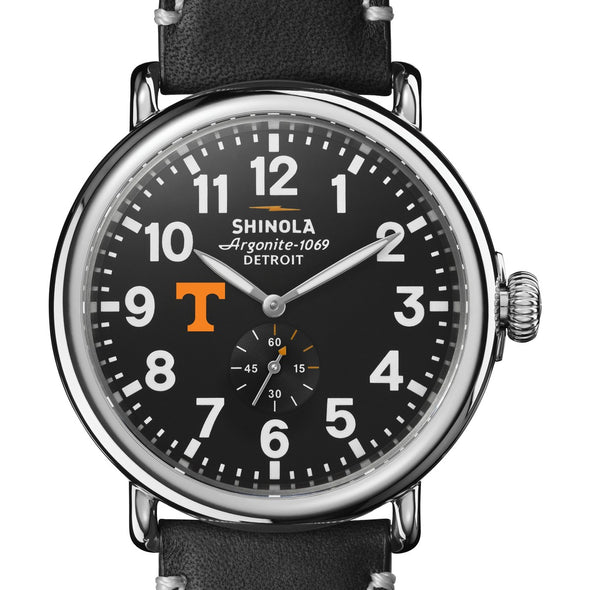 University of Tennessee Shinola Watch, The Runwell 47mm Black Dial Shot #1