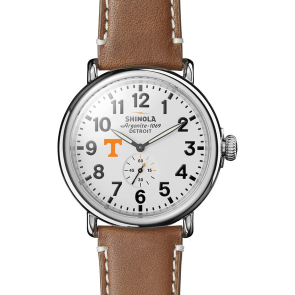 University of Tennessee Shinola Watch, The Runwell 47mm White Dial Shot #2