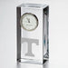 University of Tennessee Tall Glass Desk Clock by Simon Pearce