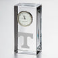 University of Tennessee Tall Glass Desk Clock by Simon Pearce Shot #1