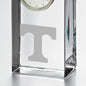 University of Tennessee Tall Glass Desk Clock by Simon Pearce Shot #2
