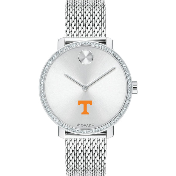 University of Tennessee Women's Movado Bold with Crystal Bezel & Mesh Bracelet Shot #2