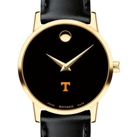 University of Tennessee Women&#39;s Movado Gold Museum Classic Leather Shot #1
