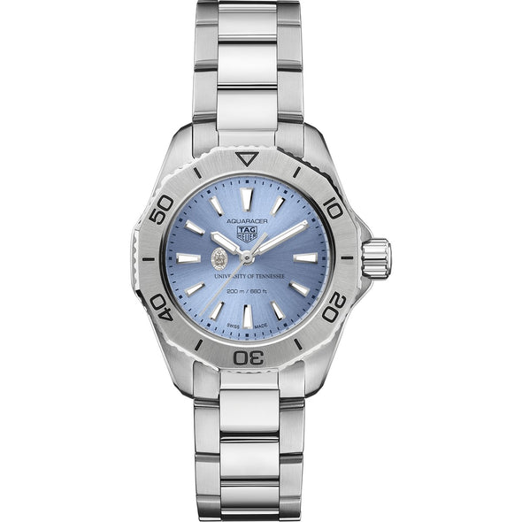 University of Tennessee Women&#39;s TAG Heuer Steel Aquaracer with Blue Sunray Dial Shot #2