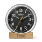 University of Texas Shinola Desk Clock, The Runwell with Black Dial at M.LaHart & Co. Shot #1
