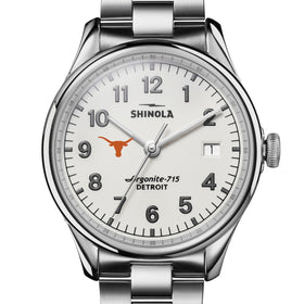University of Texas Shinola Watch, The Vinton 38 mm Alabaster Dial at M.LaHart &amp; Co. Shot #1