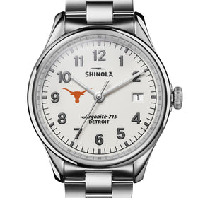 University of Texas Shinola Watch, The Vinton 38 mm Alabaster Dial at M.LaHart & Co. Shot #1
