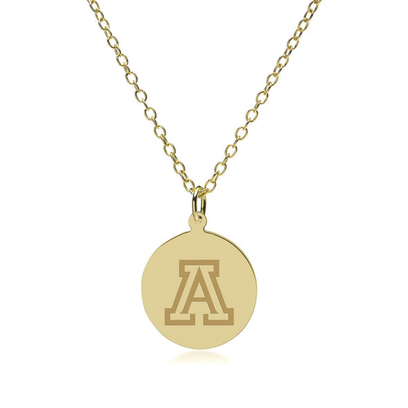 University of University of Arizona 14K Gold Pendant &amp; Chain Shot #2