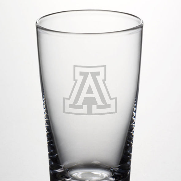 University of University of Arizona Ascutney Pint Glass by Simon Pearce Shot #2